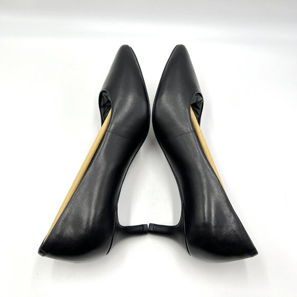 Rockport Womens Size 6.5 Kalila Black Leather Low Kitten Heels Pumps Shoes - Picture 8 of 15